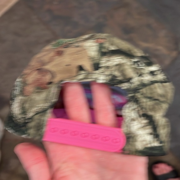 PINK Ford LOGO cap tan green beige CAMOUFLAGE billed hat Snapback ford merch OS - Picture 6 of 14